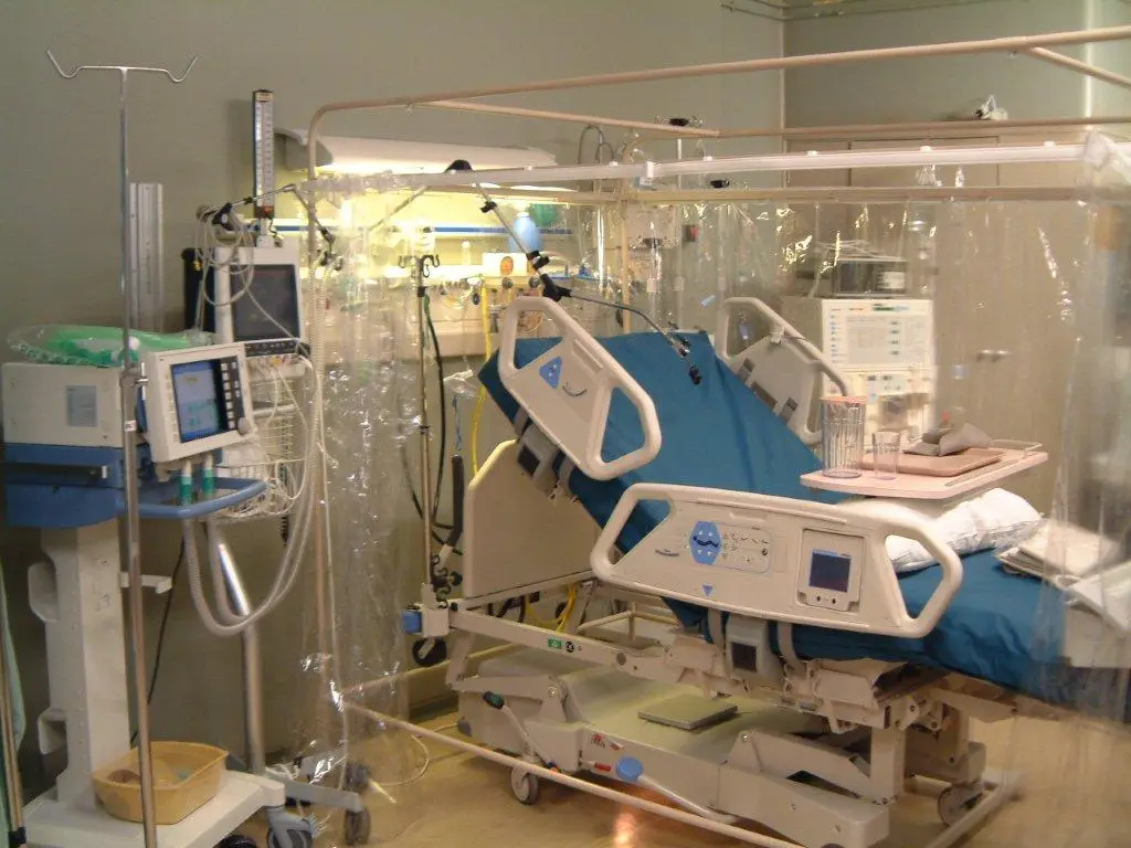 Intensive care ICU bed