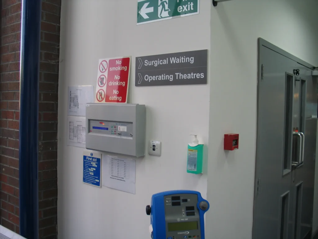 Operating theatre sign