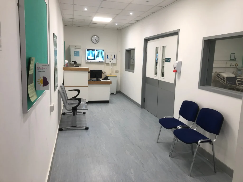 Nurse area with seating