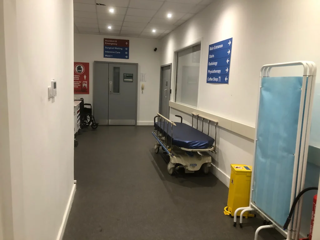 Outpatients reception / waiting area / Corridors - The Hospital Studios