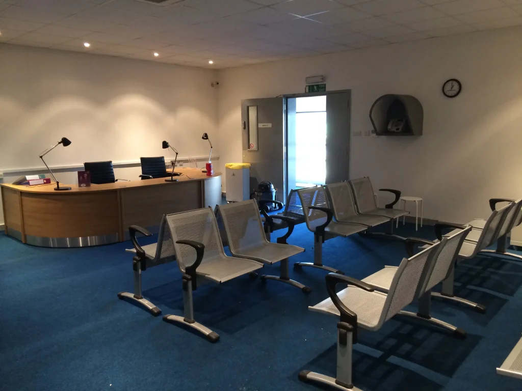 Outpatients waiting area