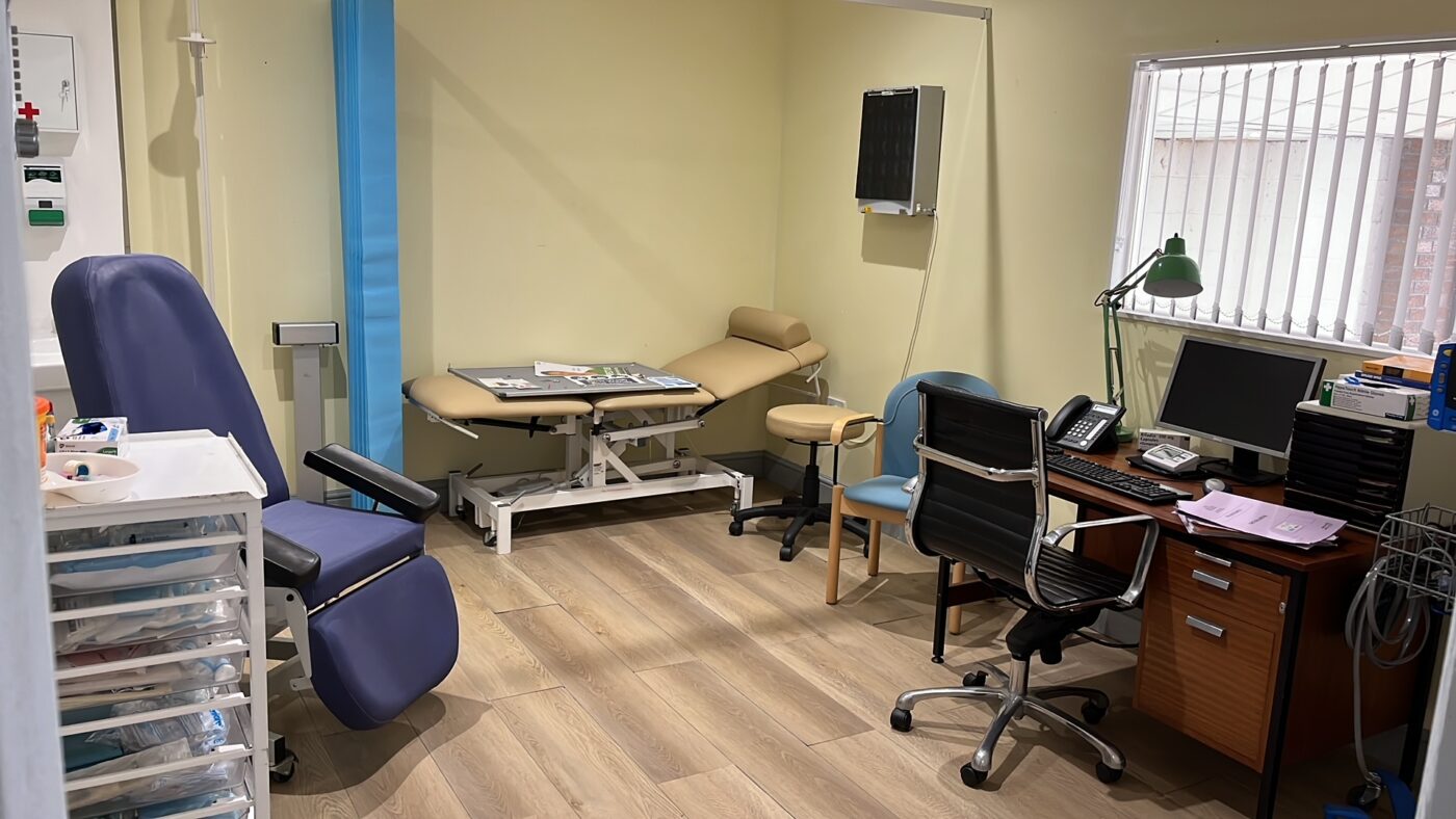 GP surgery consulting room - The Hospital Studios